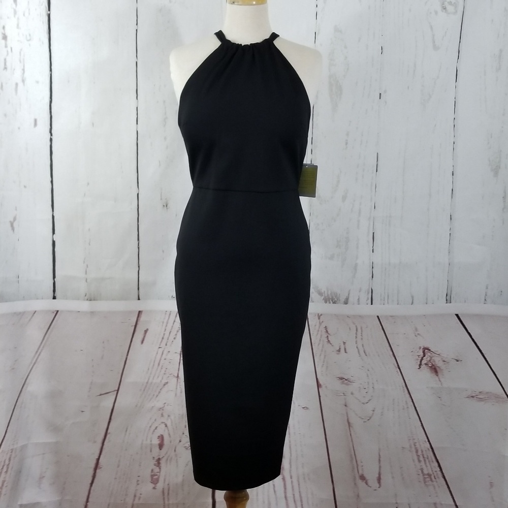 HARPER + LEMON Knee-Length Halter Dress